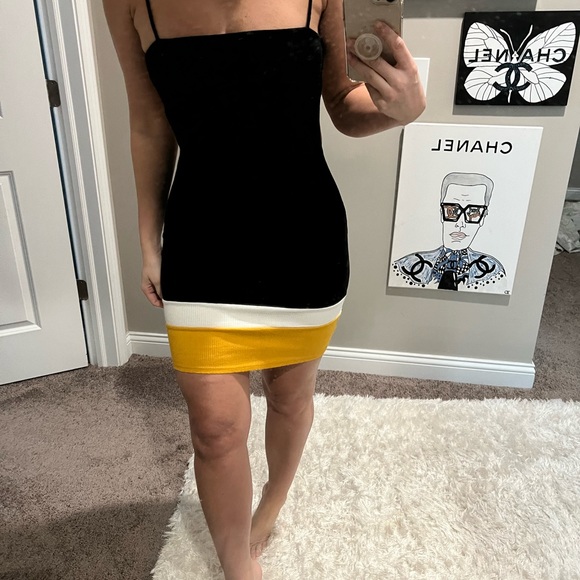 Multicolor midi dress. - Picture 2 of 3